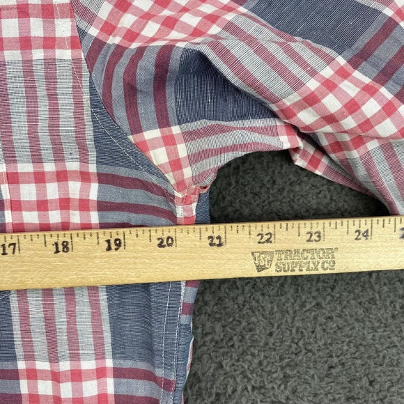 J. Crew Mens Medium Baird McNutt Irish Linen Cotton Plaid Button Down Shirt‎ - Picture 5 of 9